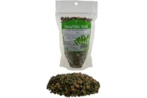 Protein Powerhouse Sprouting Seed Mix- Organic- 1/2 Lbs (8 Oz.) - Sprouting Sprouts, Cooking, Soup, Food Storage. High Protie
