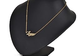 Aoloshow Logan Name Charm Necklace Stainless Steel