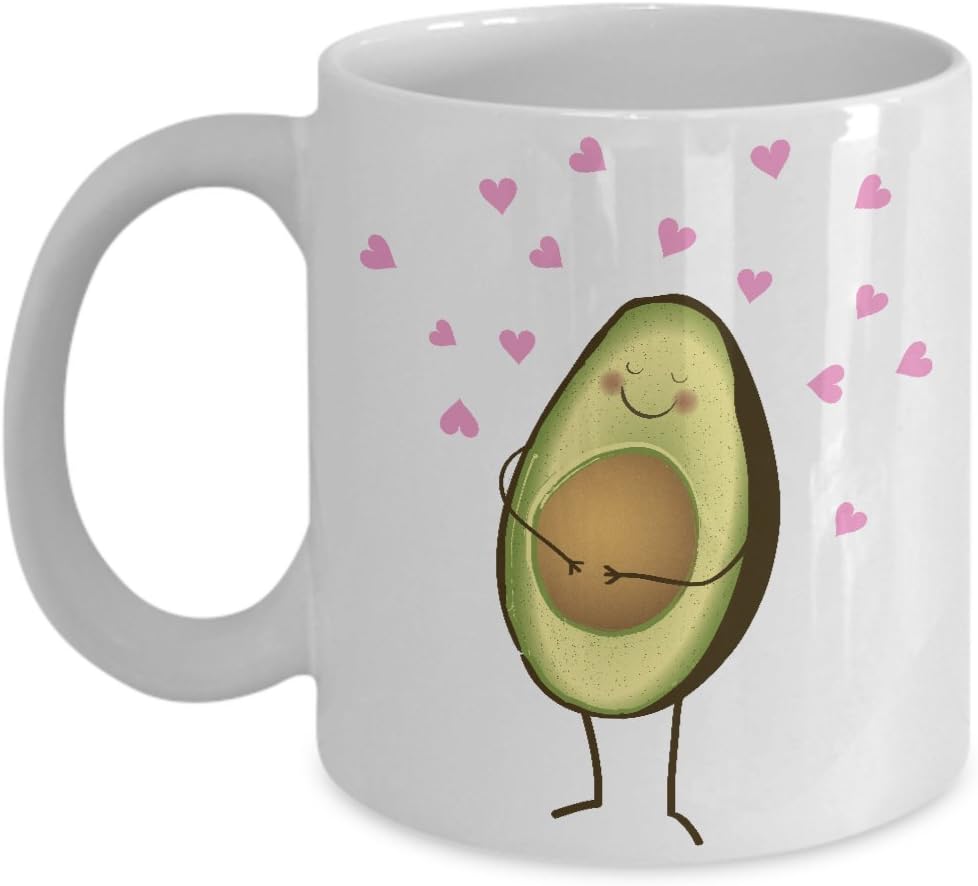 Pregnant Avocado mug Maternity ; Taza embarazo aguacate