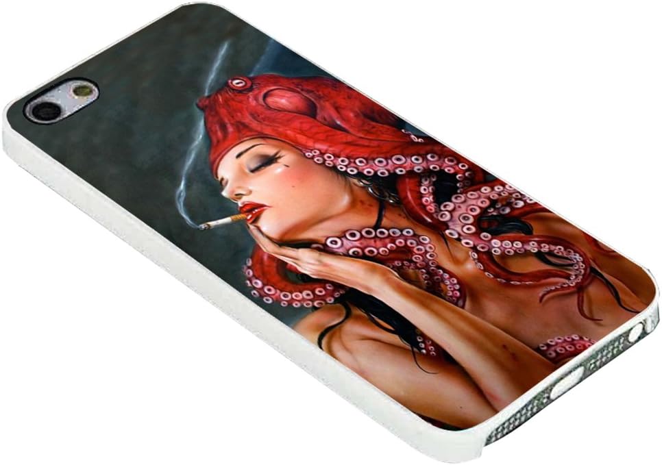 Tattooed Octopus Sigaret for Iphone Case (iPhone 5c white)