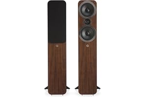 Q Acoustics 3050i Floorstanding Speakers Pair - 2-Way Reflex Enclosure, 2 Bass Drivers 6.5", Tweeter 0.9" - Tower Speakers fo