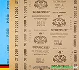 6-sheets Pack High Precision Polishing Sanding Wet/Dry Waterproof Abrasive Sandpaper -Grit 2000 3000 5000 SOFTFLEX Germany