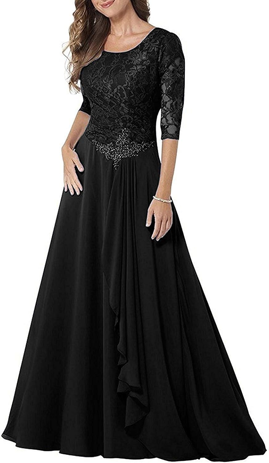long sleeve lace mother of the bride dresses
