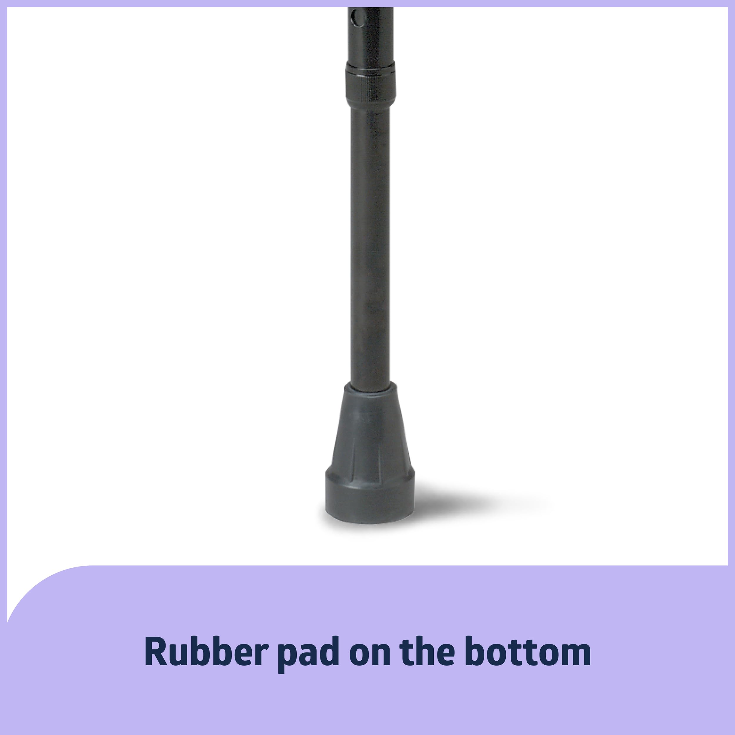 Medline Bariatric Offset Walking Cane for Seniors & Adults, Ideal for Balance Support