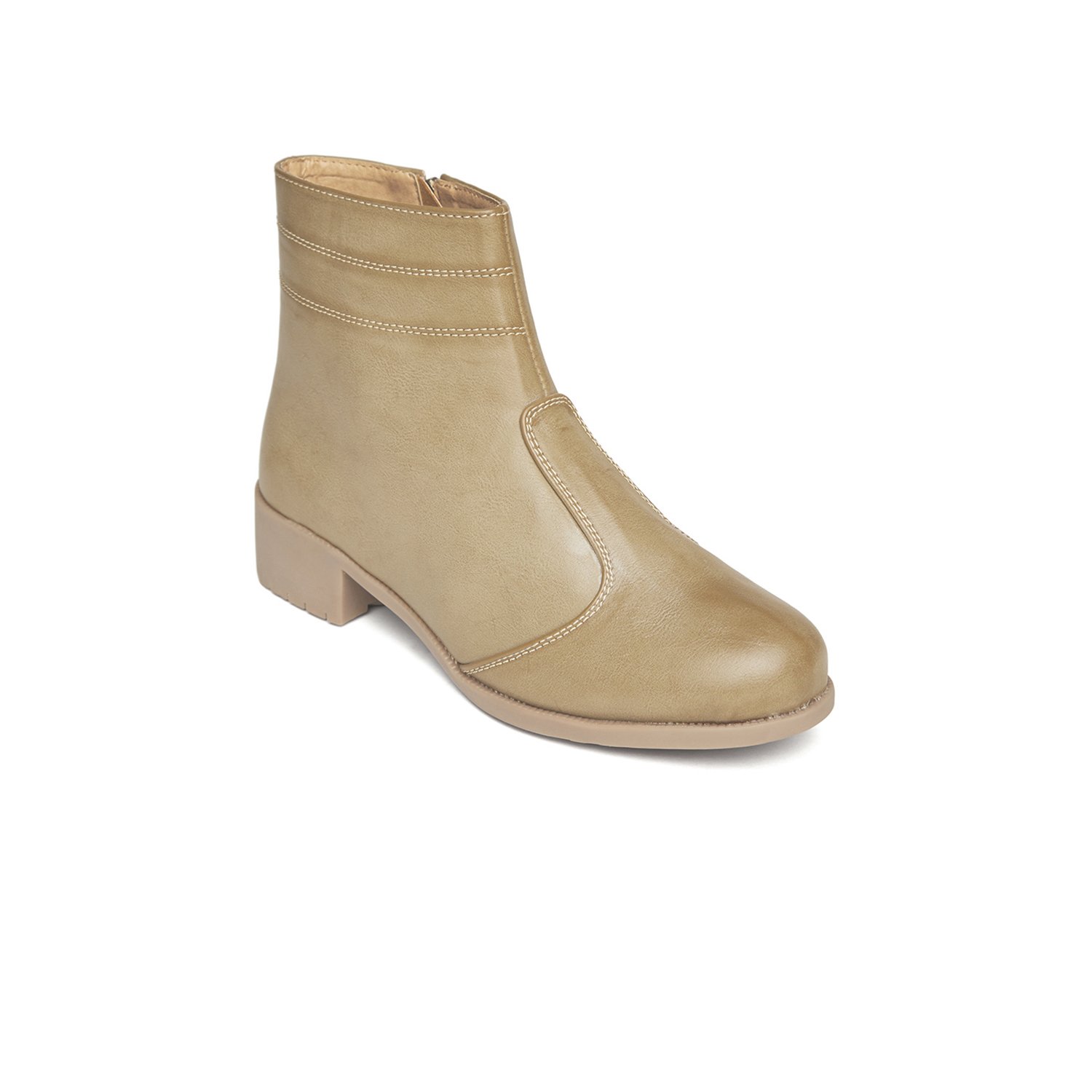 marc loire women's camel zipper boots ml0012412936