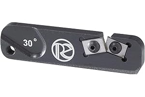 Redi-Edge Tactical Knife Sharpener - Military-Grade Pocket knife Sharpener with Duromite Sharpening Elements - Honing Rod with 30° Double Edge for Kitchen & Hunting - Compact Travel Knife Honing Rod