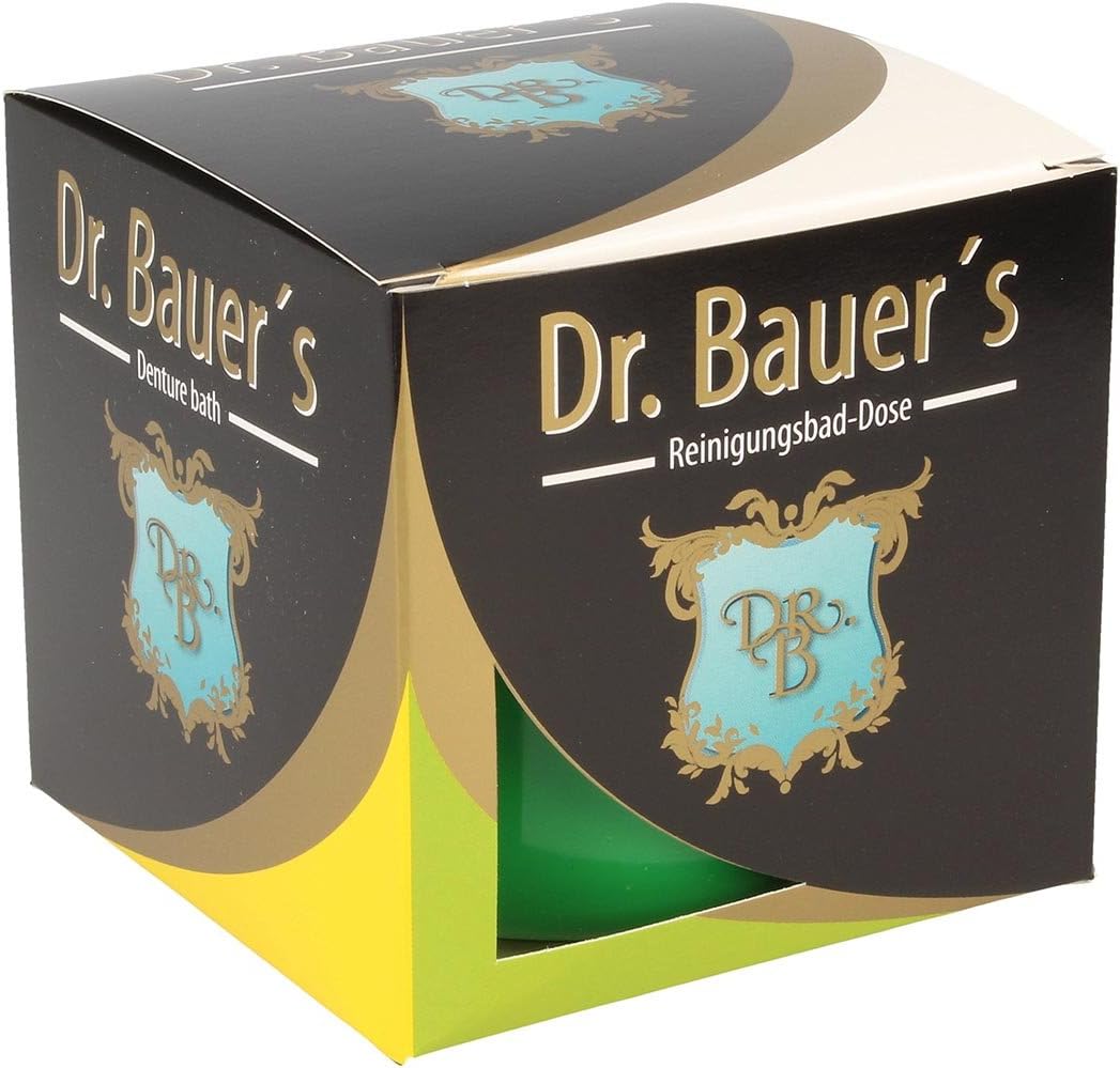 Dr. Bauer Cleaning Bath Tin with Rinse Insert Prosthesis Box Bit Box with Insert Braces Box (Green), 1 Stück (1er Pack) - Image 4
