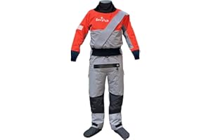 DRRYFSH Semi Dry Suit Kayak Drysuit for Angler Kayak Fishing Canoe Camping Yatch Sailing Jetskis and ATV&UTV Sports