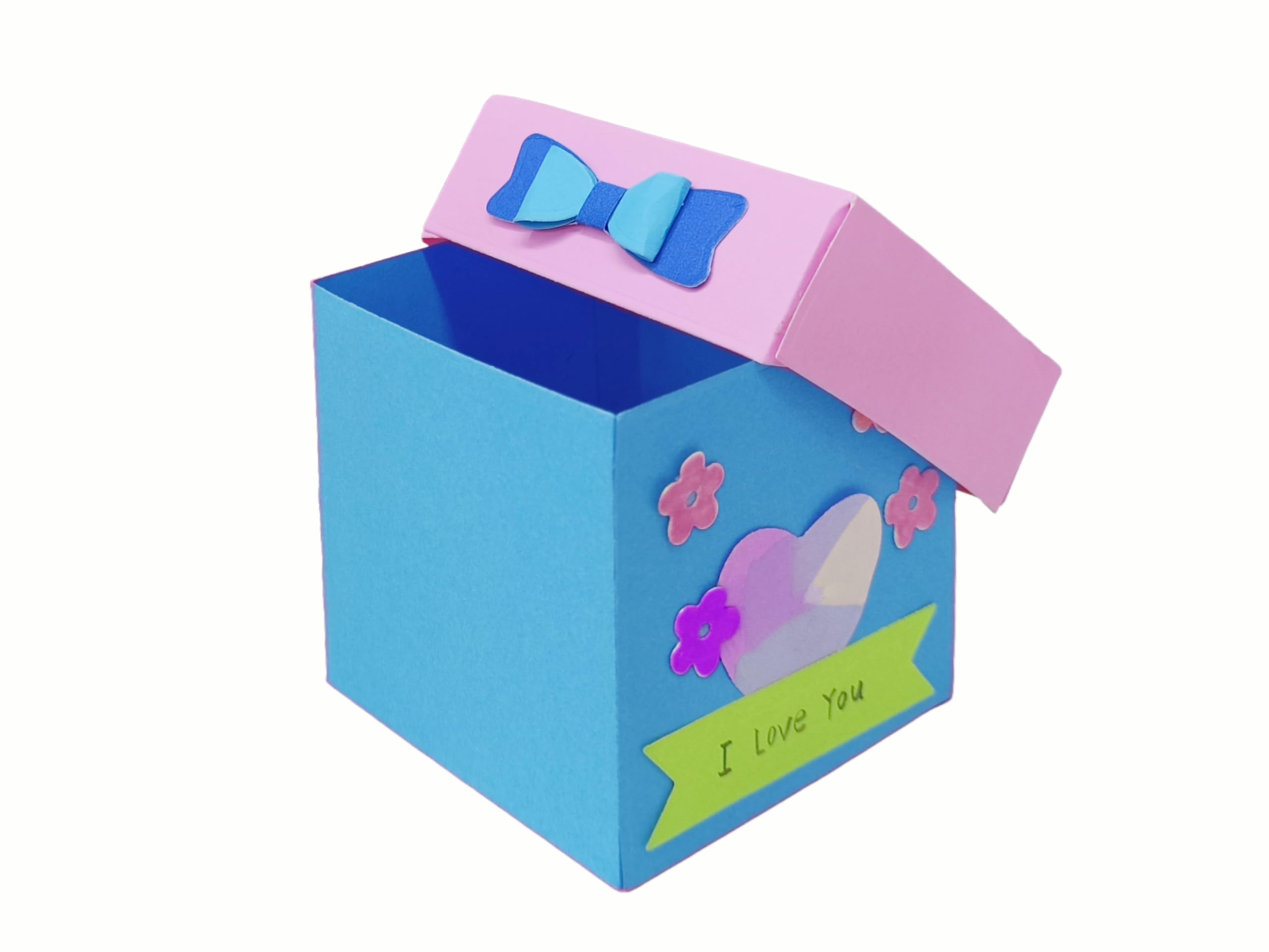 DELORIGIN 3D Gift Box Dies for Card Making Metal Cutting Dies Bags Molds Stencil Templates for Christmas Wedding Party Decor DIY Paper Craft