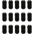 Ready Stock]5Pcs RFI EMI Noise Suppressor Cable Clip Ferrite Ring Core Noise Filter For 5mm And 7mm Dia Cable Black I2674831402
