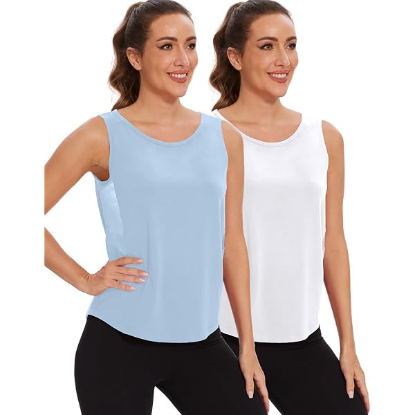 TAIPOVE Women's Square Neck Tank Top – Double Lined, Sleeveless, Compression Fit, Nylon/Spandex, Versatile Layering