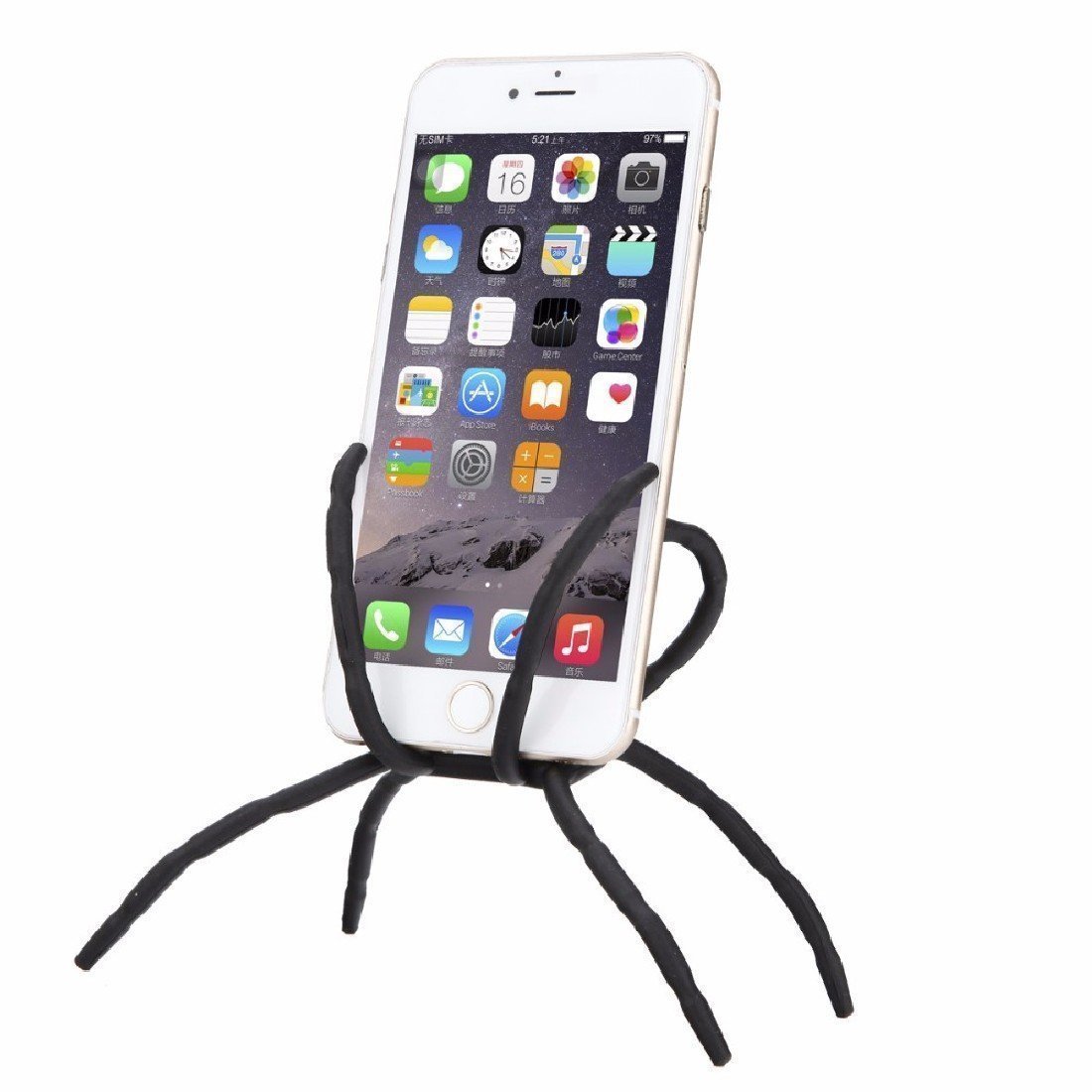 Bendable Spider Flexible Grip /Mount / Stand Car Phone Holder & Dock @KOW