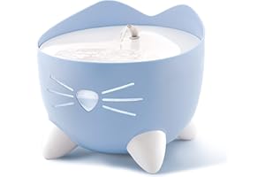 Catit PIXI Cat Drinking Fountain, Running Water Fountain, Blue