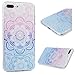 iPhone 7 Plus Case (5.5 inch) - 6 Pcs Full Edge Anti-scratch Shockproof Hard PC Bumper Protective Case Ultra-thin Slim Slender Cute Colorful Print Lightweight Clear Hard PC Cover by Badalink - Group 5