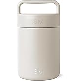 Simple Modern Food Jar for Hot Food | Reusable Stainless Steel Vacuum Insulated Leak Proof Lunch Storage for Smoothie Bowl, Soup, Oatmeal | Provision Collection | 12oz | Almond Birch