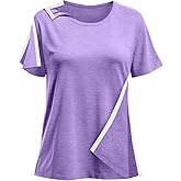 Post Shoulder Surgery Shirts for Women- Short Sleeve-Full Snap-Open Arm Shoulder Recovery Clothing Chemo Clothing