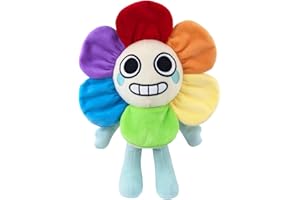 FANGOOL Dandy's World Plush Dandy's World Toy Dandy Goob Vee Plush Soft Stuffed Animal Figure Doll Pillow Gift for Kids Birthday Christmas Home Decors (Colourful-Dandy)