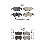 AmeriBRAKES Front Rear Semi-Metallic Disc Brake