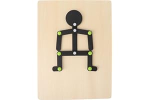 Generic Stickman Toys, Woden Stick Man Puzzle Toy Wooden Stickman Movement Limbs Educational Stick Man Puzzle Educational wit