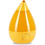 Crane Drop Shape Ultrasonic Cool Mist Humidifier with 2.3 Gallon output per day - Orange