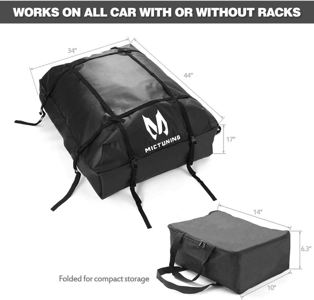 Waterproof Car Top Carrier Luggage Storage Bag for Truck SUV Van