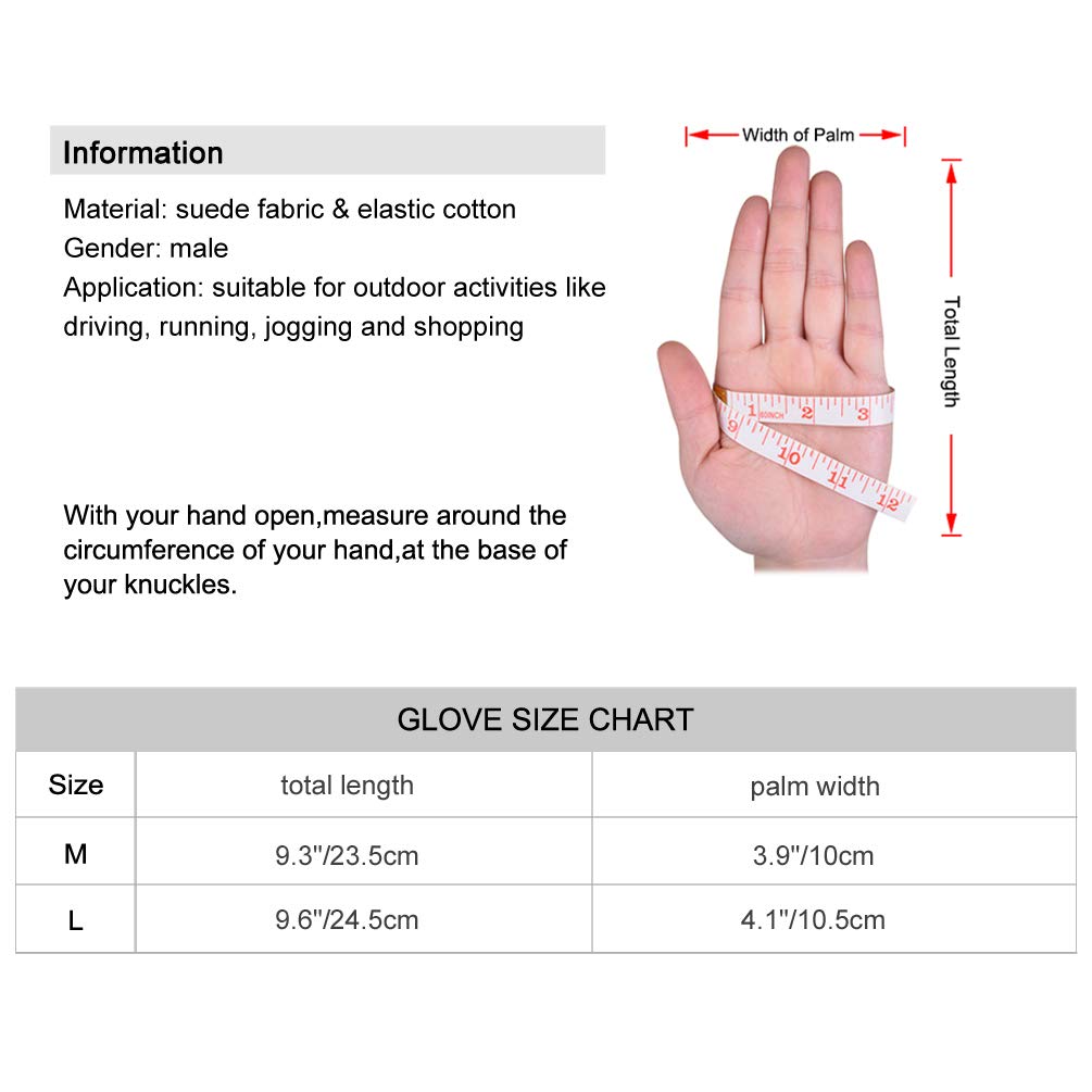 VBIGER Mens Winter Gloves Touch Screen Outdoor Sports Gloves