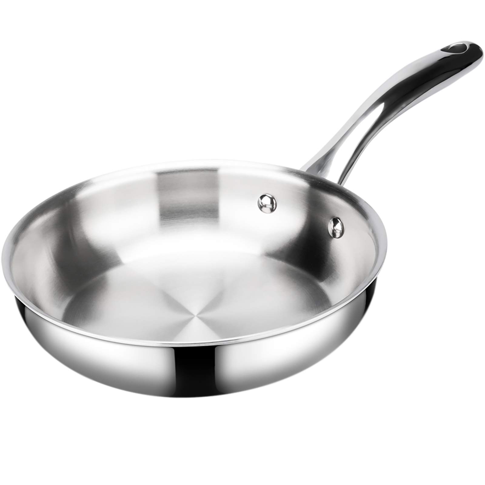 duxtop Whole-Clad Tri-Ply Stainless Steel Stir-Fry Pan Kitchen Induction Cookware 10 Inches