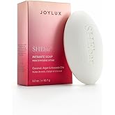 Joylux - SHEbar, Feminine Cleansing Bar, Yoni Bar, pH-Balanced Formula, Clean & Gentle Ingredients, Velvety Texture, Light Mandarin Scent, Rich in Essential Oils (3.2oz)