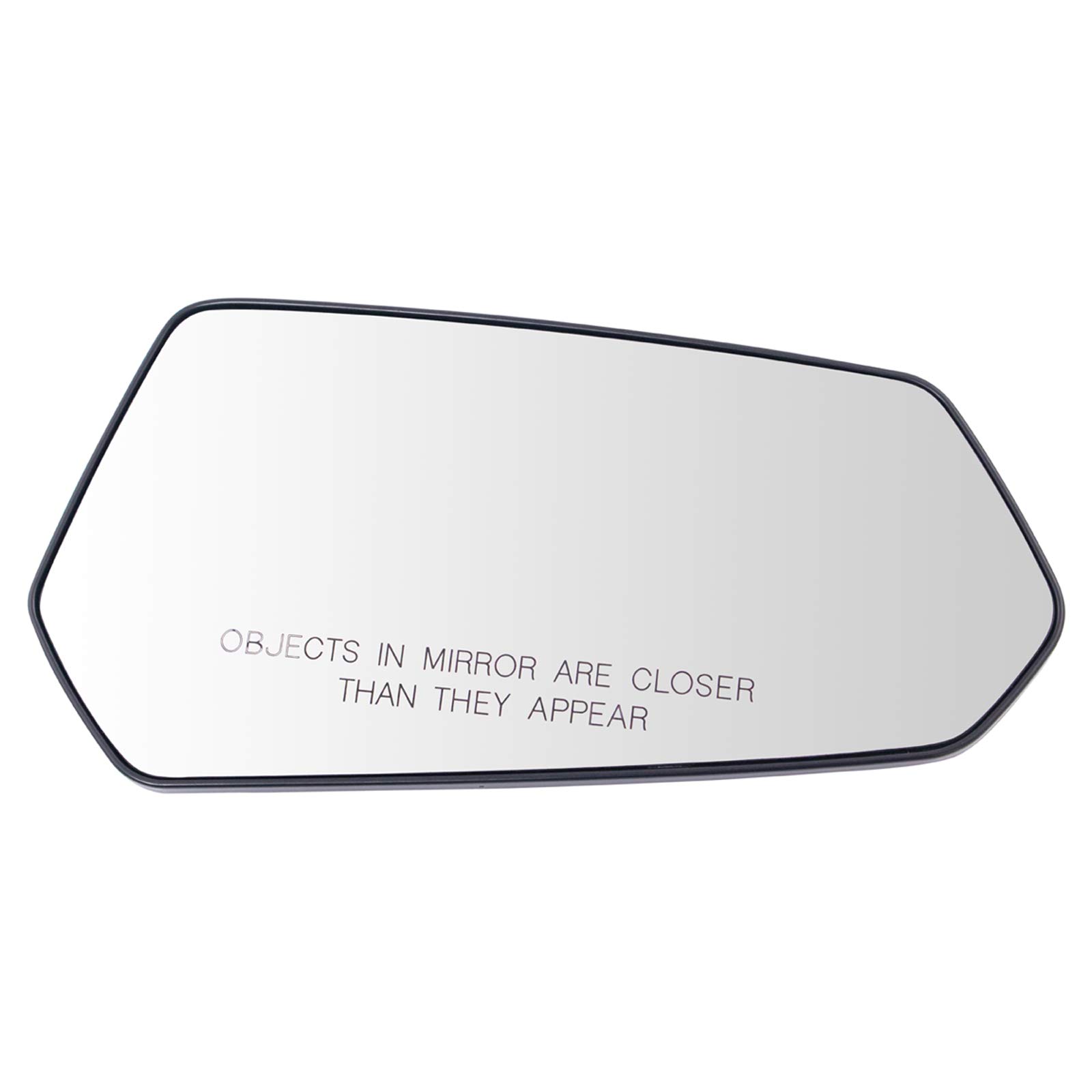 Photo 1 of TRQ Passenger Side Mirror Glass with Backing Plate Compatible with 2010-2015 Chevrolet Camaro RH, Clear, Snap On, GM1325190
