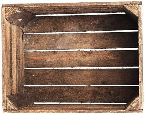CAJA DE MADERA NATURAL ESTILO FRUTERIA: Amazon.es: Hogar