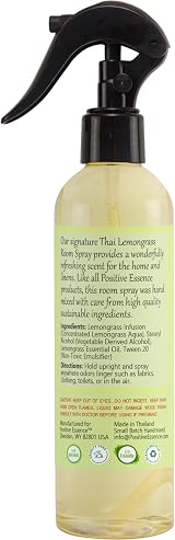 Positive Essence Thai Lemongrass Linen & Room Spray 100% Plant-Based view 7