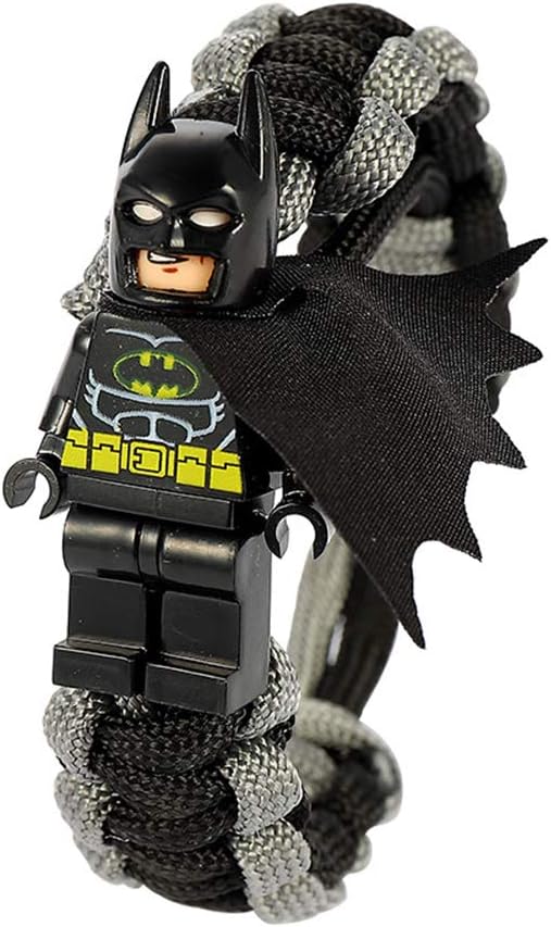 Handmade Survival Bracelets Building Blocks Jewelry ，Adjustable Diy Paracord Bracelets for Kids