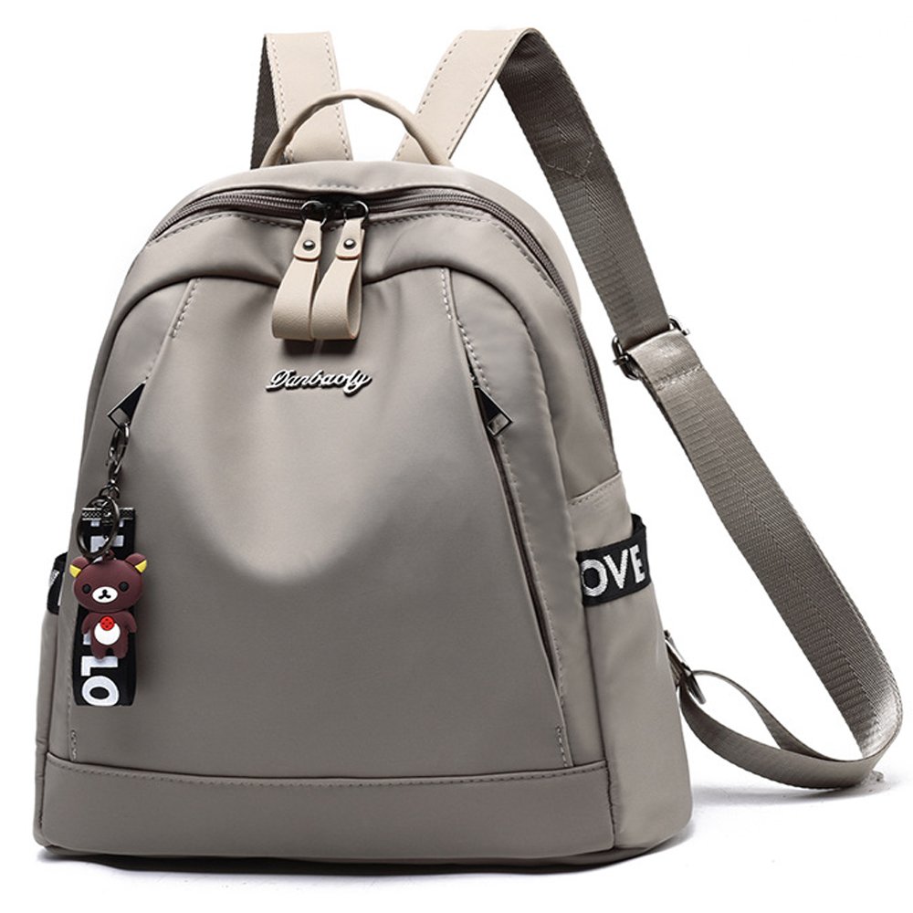 FiveloveTwo Womens Girls Fashion Backpack Rucksack Oxford cloth Anti-thef Backpack Purse School Shoulder Hobo Satchels Top-Handle Bags Grey