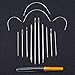AIEX Home Hand Sewing Needle Kit for Upholstery Furniture Carpet Leather Repair Sewing Tools (2 Sets/14pcs)