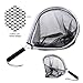 SAMSFX Aluminum Landing Nets Catch and Release Net Fish Saver Nylon Mesh for Fly Fishing Trout Kayak Boating