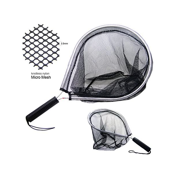 SAMS-Aluminum-Landing-Nets-Catch-and-Release-Net-Fish-Saver-Nylon-Mesh-for-Fly-Trout-Kayak-Boating-Fishing