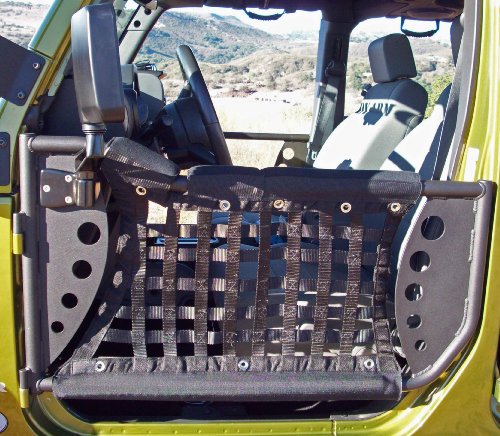 Body Armor 4x4 JK-6135Black - Steel Front Trail Doors 2007-2013 JK Jeep Wrangler (Pair)