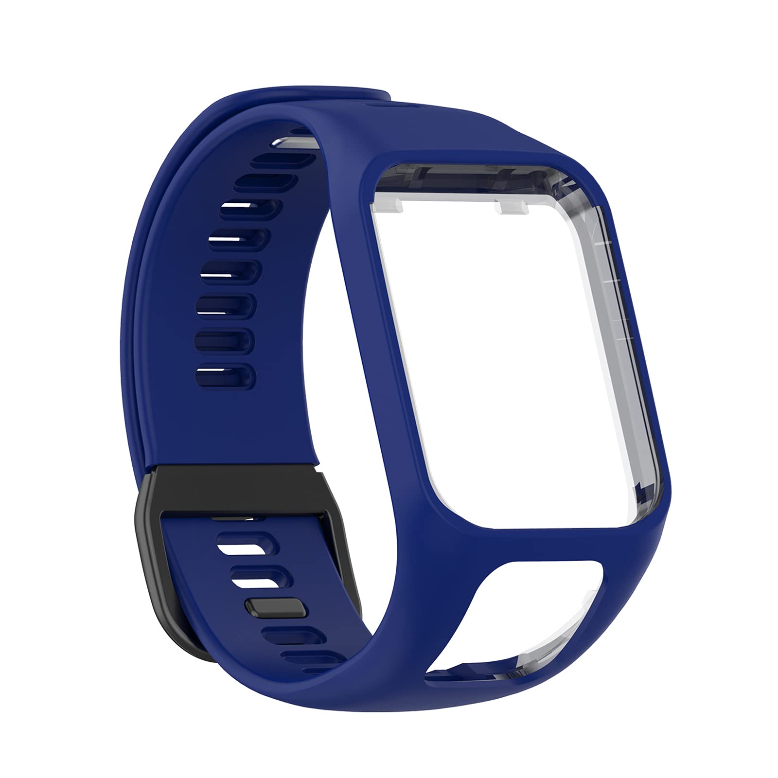 Watch Strap for TomTom Golfer 2/Runner 2/Runner 3 Strap, Replacement Band Wristband for TomTom Spark/Adventurer Women Men Smartwatch, Dark Blue