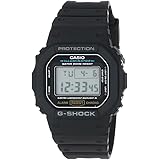 G-Shock relógio de quartzo dos homens de Casio com Resin Strap, Black, 20 (Modelo: DW5600E-1V)