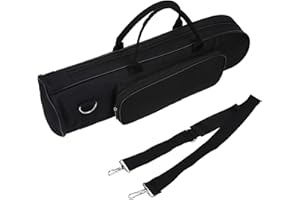 Trumpet Gig Bag, Oxford Cloth Soft Adjustable Trumpet Case with Shoulder Belt(Black) Performance Accessories Performance Acce