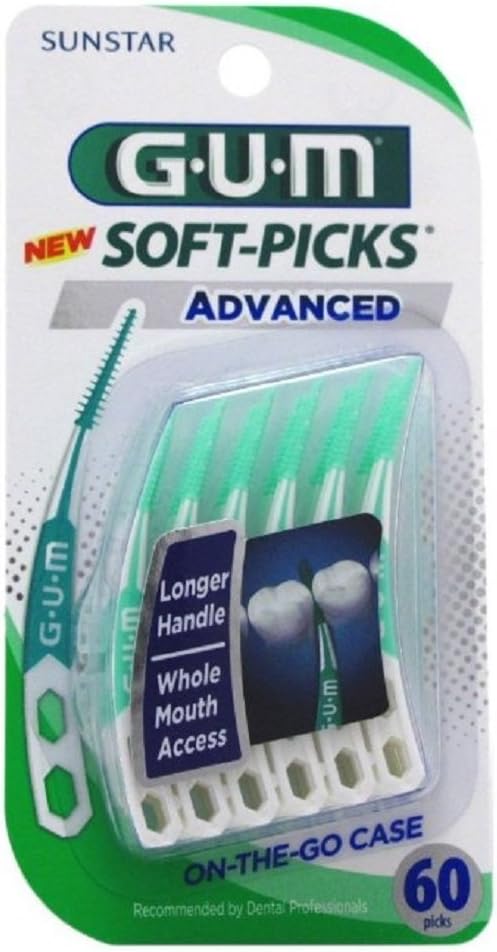 GUM Soft-Picks Advanced, 60 Count (Pack of 4): Health & Personal Care