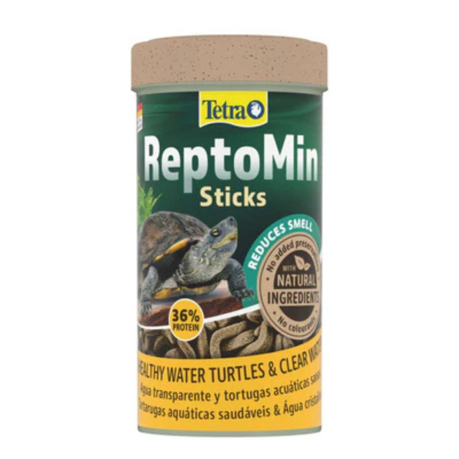Tetra Turtle Food ReptoMin, Complete Food for Water Turtles, 100 ml