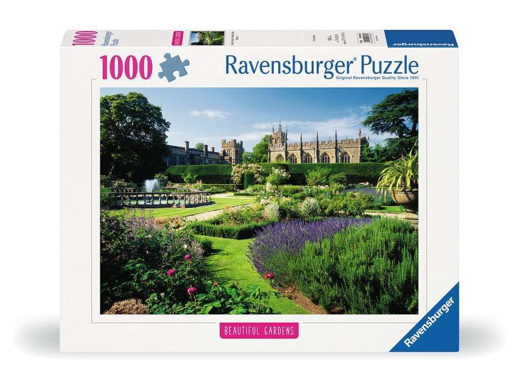 Ravensburger Queen's Garden, Sudeley Castle - 1000 Piece Jigsaw Puzzle for Adults and Kids Age 12 Years +