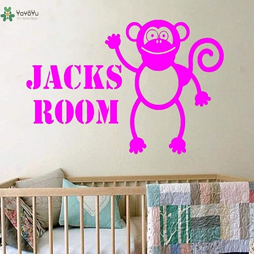 yaoxingfu Tatuajes de Pared Vinilo Decoración de Pared Mono ...