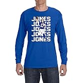 Long Sleeve Blue Indianapolis Daniel Jones Text Pic T-Shirt