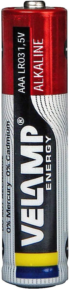Velamp LR03 / 12PACK 12PACK Blister de 12 Piles Alcalines Mini Stylet LR03 AAA, 1.5V, Rouge, Red - Image 4