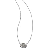 Kendra Scott® Grayson Stone Pendant Necklace – Brass Construction – 14K Gold Plating – Lobster Clasp