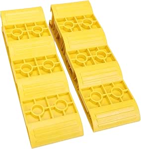 Wheel Chocks Rubber Heavy Duty For Travel Trailers With BLACK - View #7