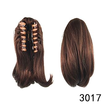Amazon Com 8 Colors Short Straight Brown Black Little Pony Tail