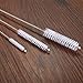 Amazer Straw Brushes, Drink Straw Cleaning Brushes Set with Comfort Grip Stainless Steel Ring Hold Them Together, Set of 3 Sizes
